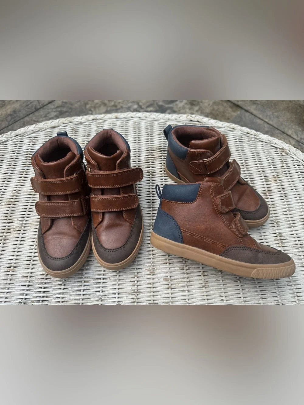Toddler Boys' Xavier High Top Sneakers - Cat & Jack™ Cognac size 11 lot of two